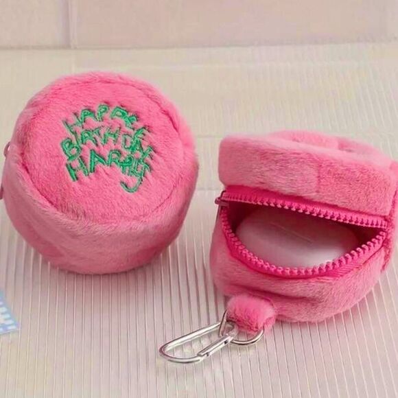 XMAS SALE Harry Potter Birthday Plush Cake Coin Purse Keychain Bag Charm - Picture 1 of 5